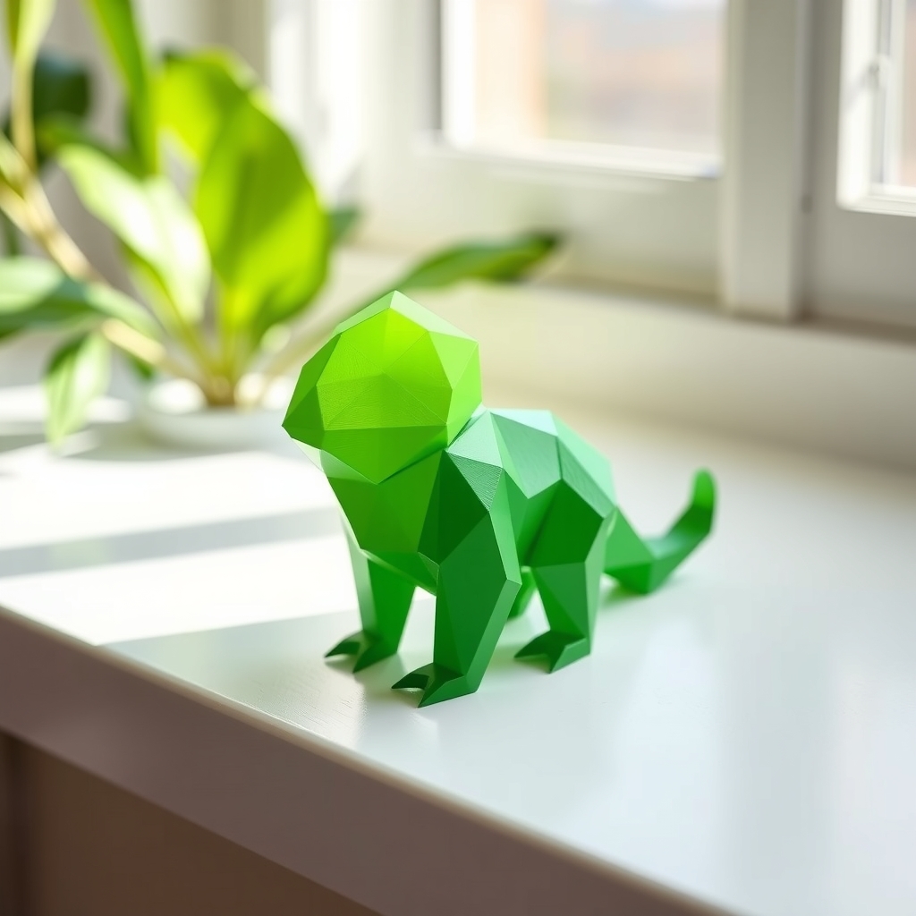 Low-poly Bulbasaur